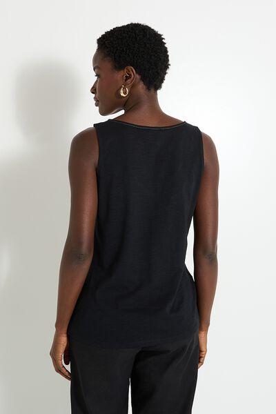 Débardeur col V femme