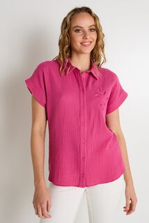 Chemise en gaze de coton femme