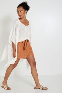 Paréo broderie femme