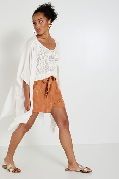 Paréo broderie femme