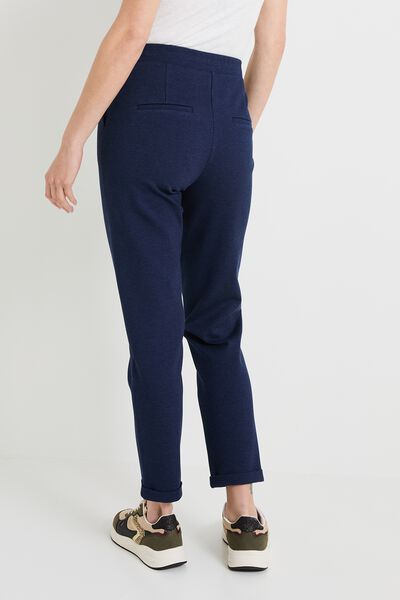 Pantalon cigarette maille femme