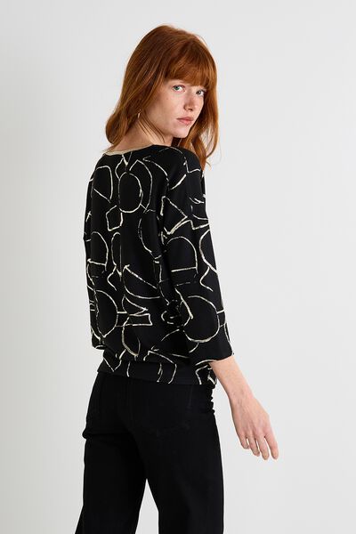 T-shirt col V femme