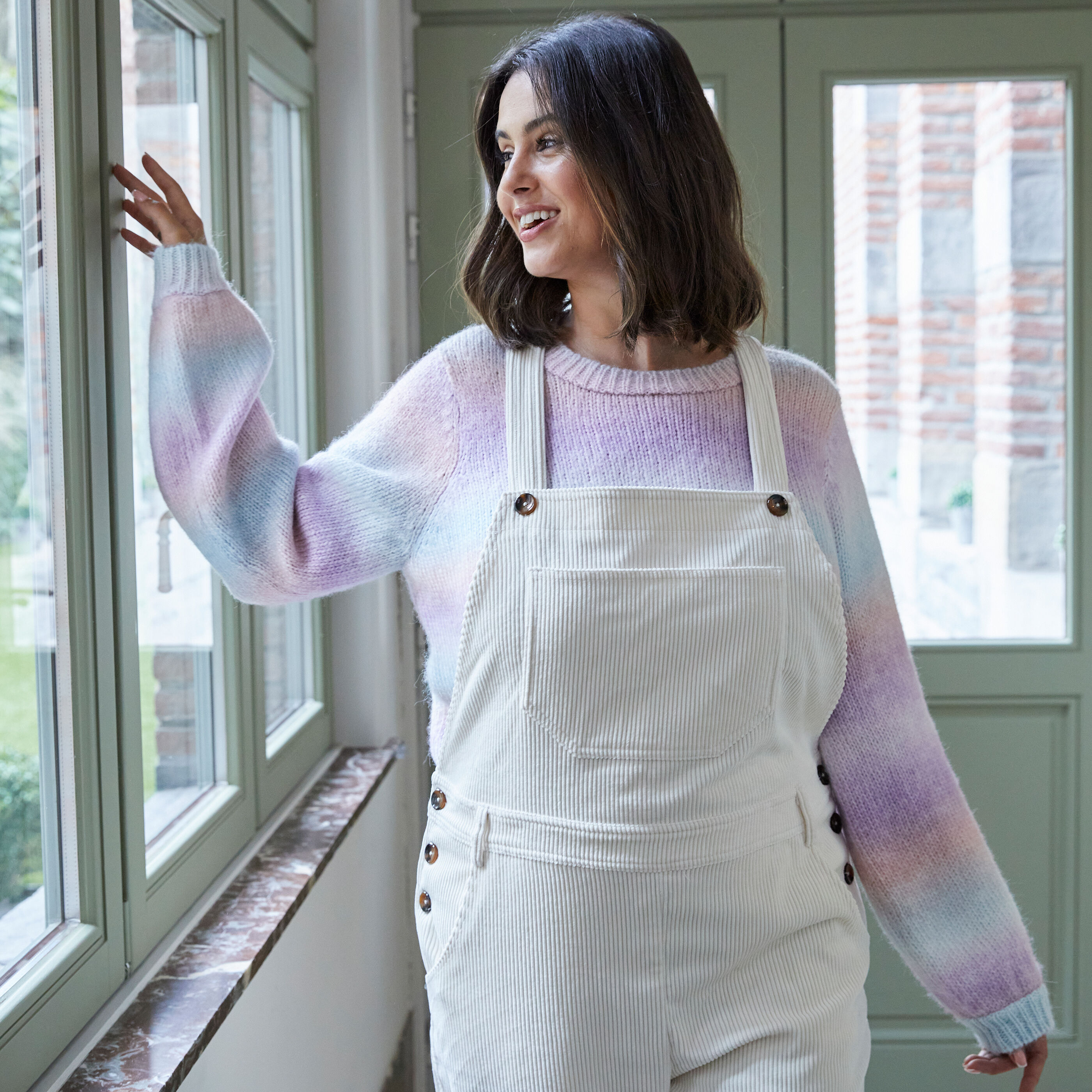 Salopette velours femme