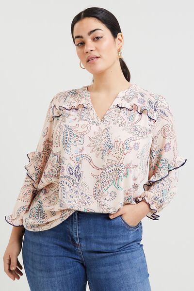 Blouse imprimée femme