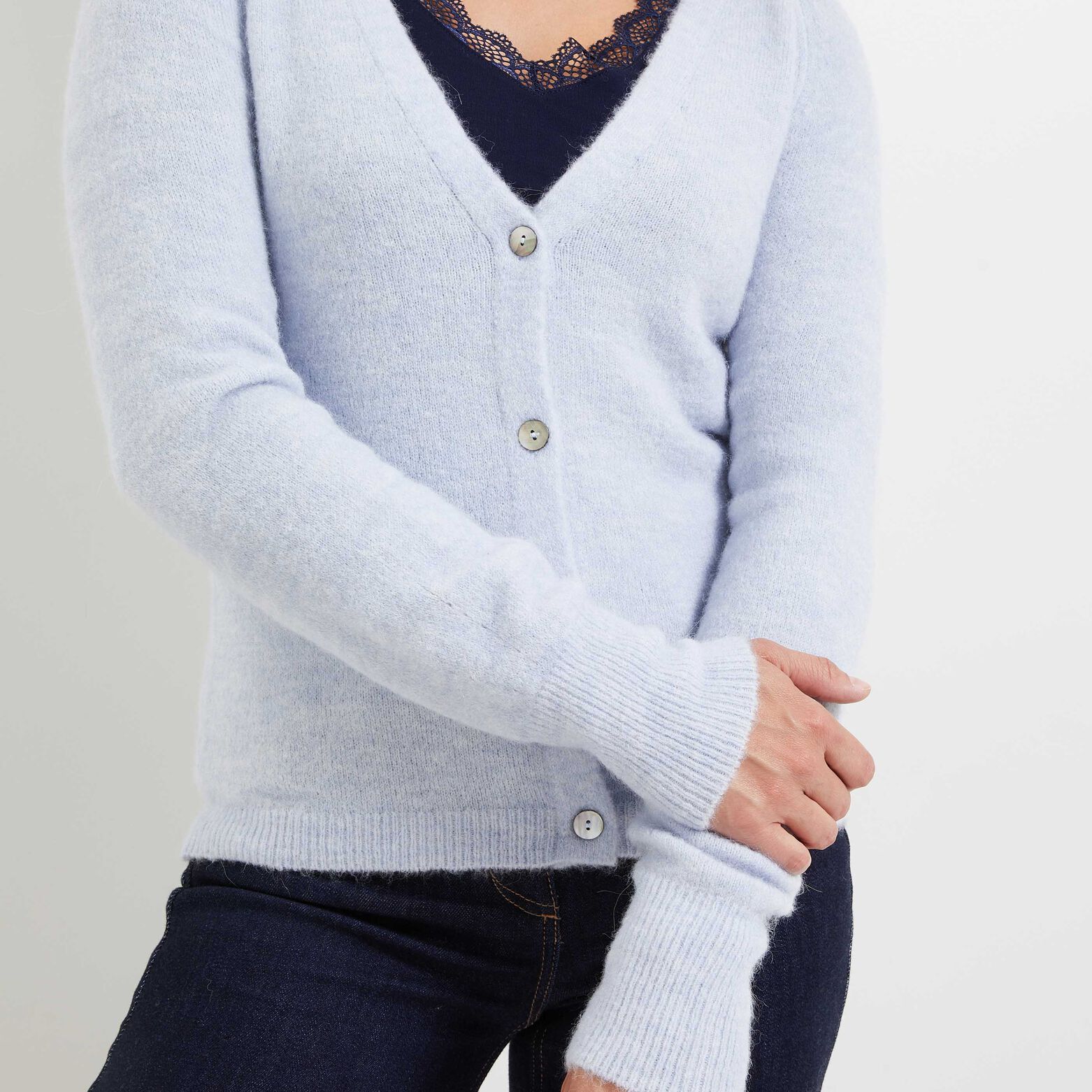 Gilet basic femme