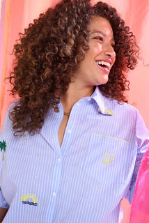 Chemise rayée femme