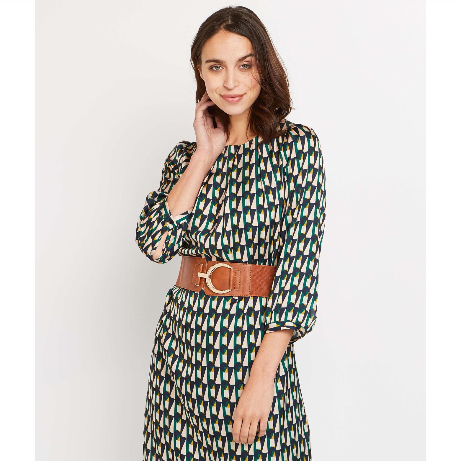 Ceinture large élastique femme