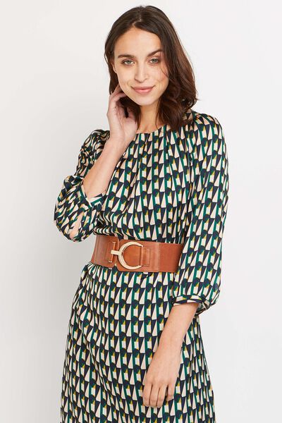 Ceinture large élastique femme