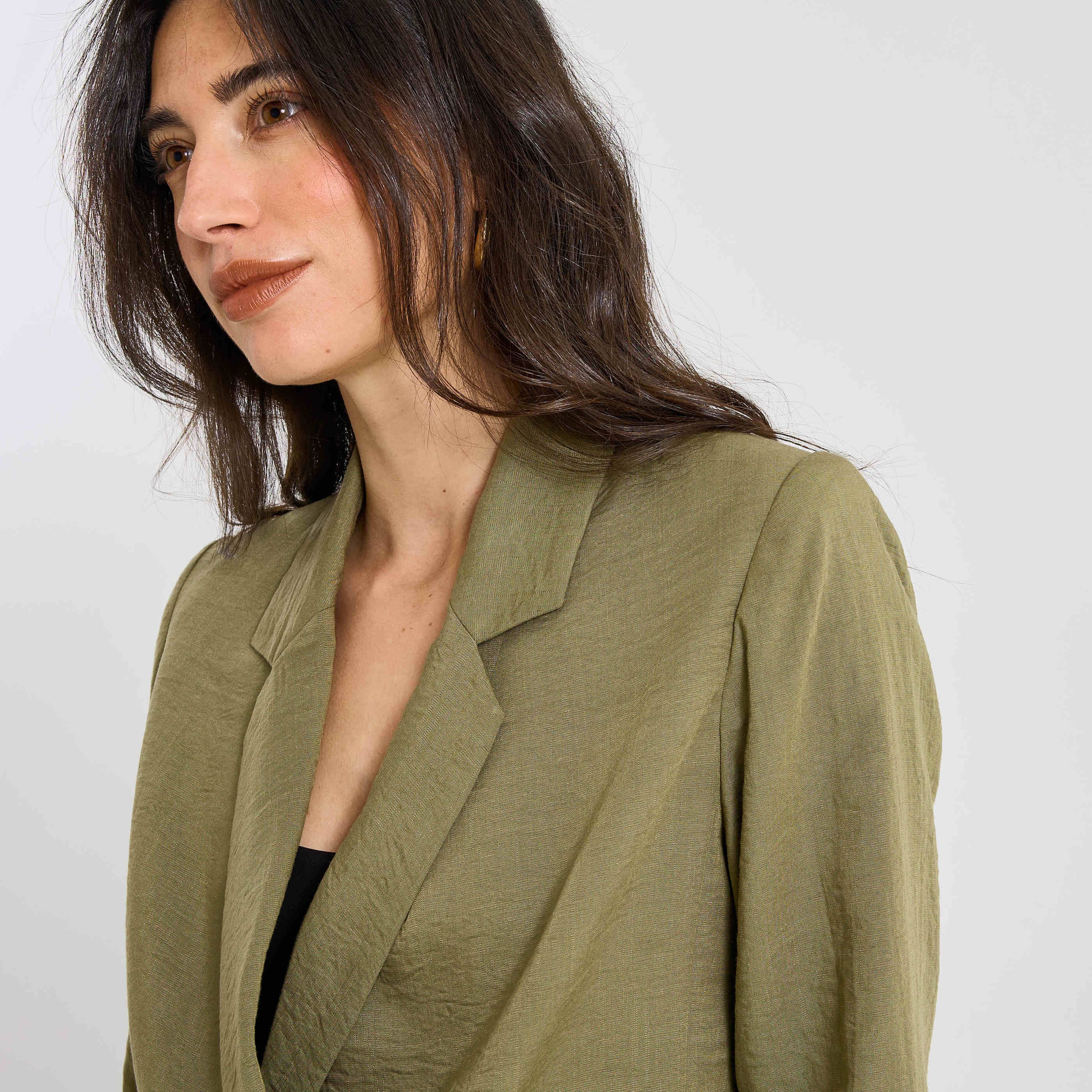 Blazer oversize double boutonnage femme