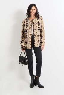 Manteau bouclette femme