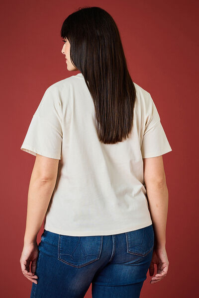 T-shirt col rond femme