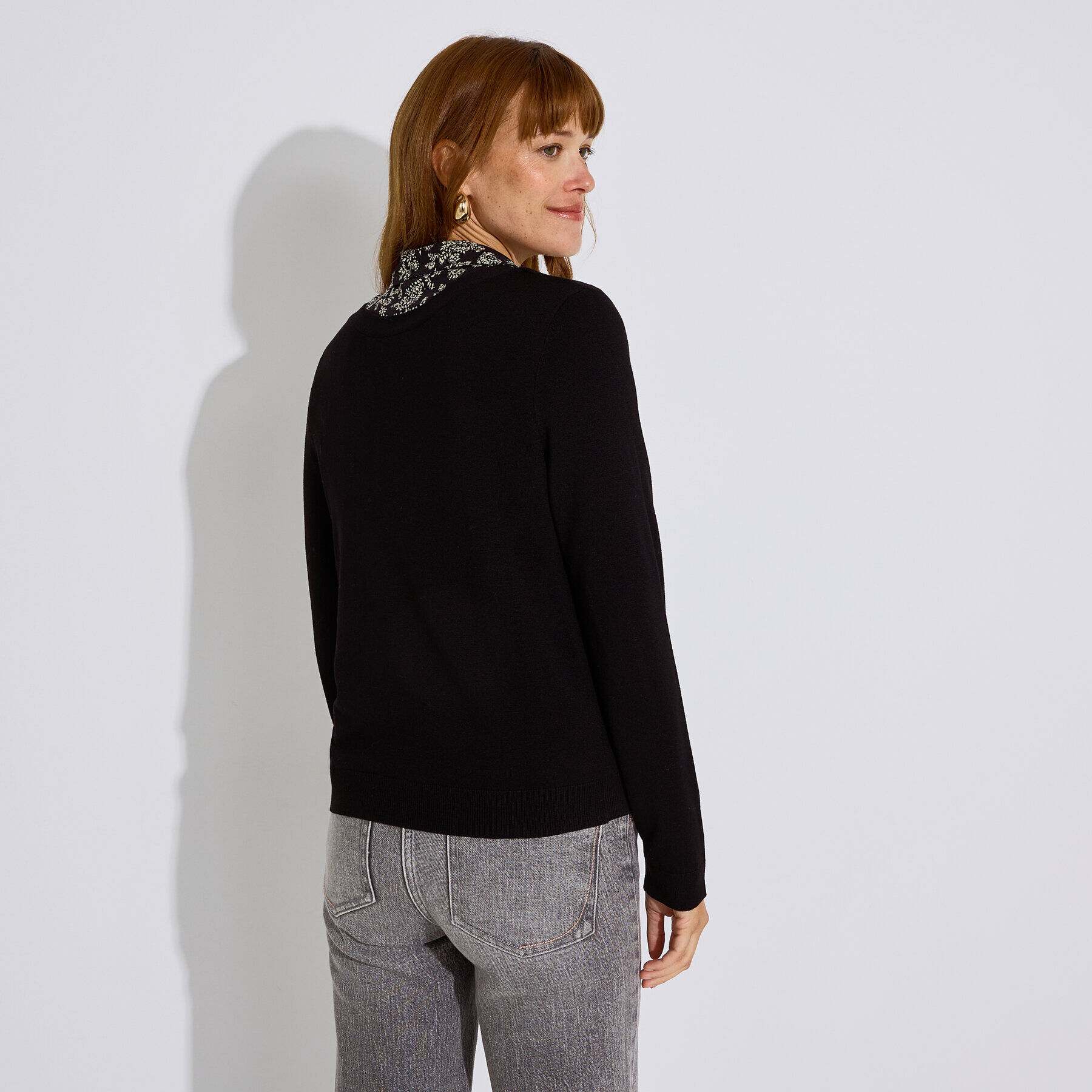 Gilet en maille fine femme