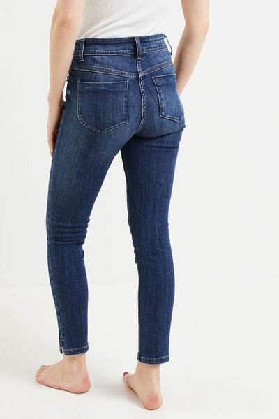 Jeans slim raccourci