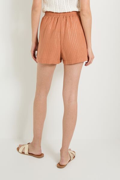Short gaze de coton femme