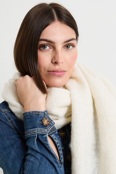 Écharpe unie femme