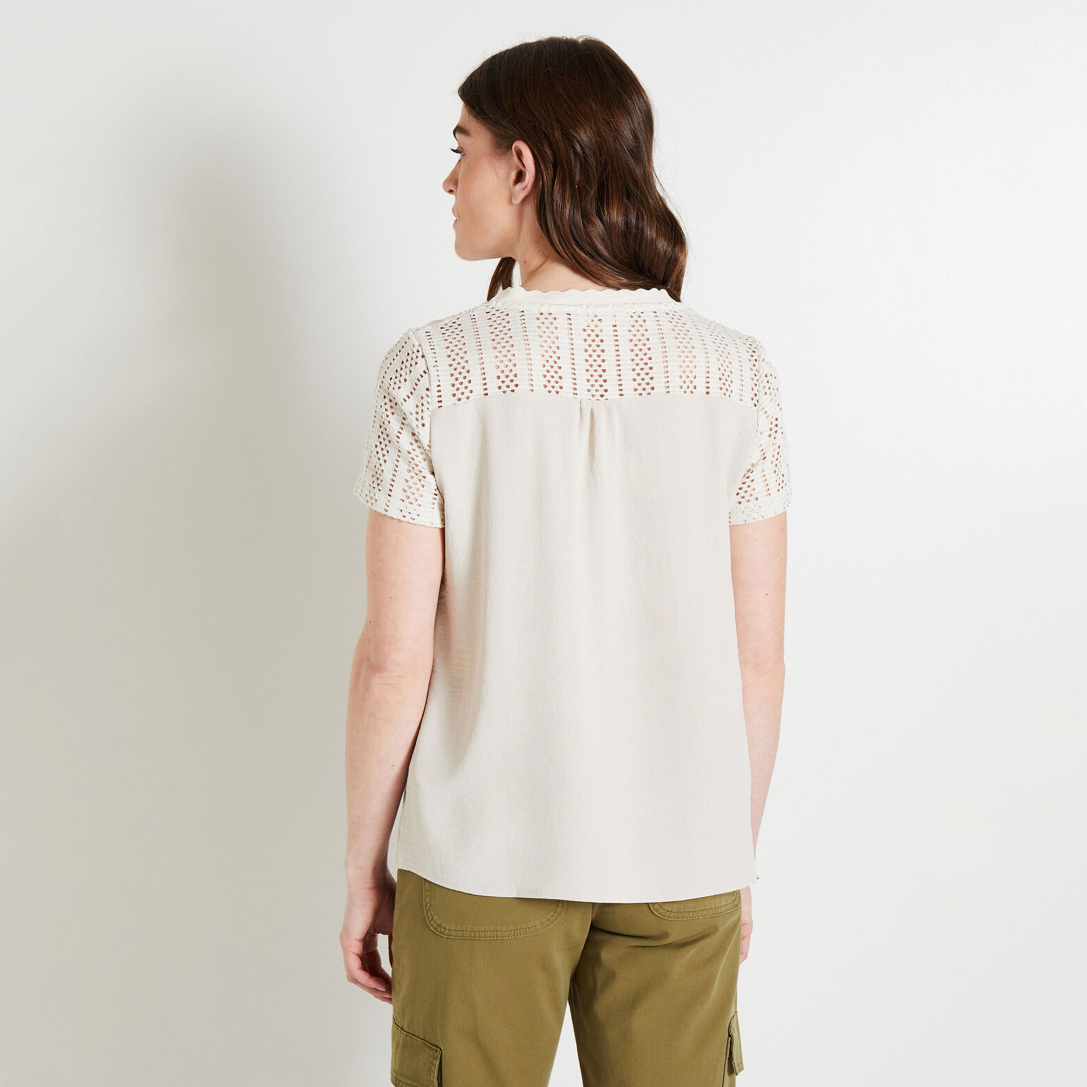 Blouse manches courtes femme