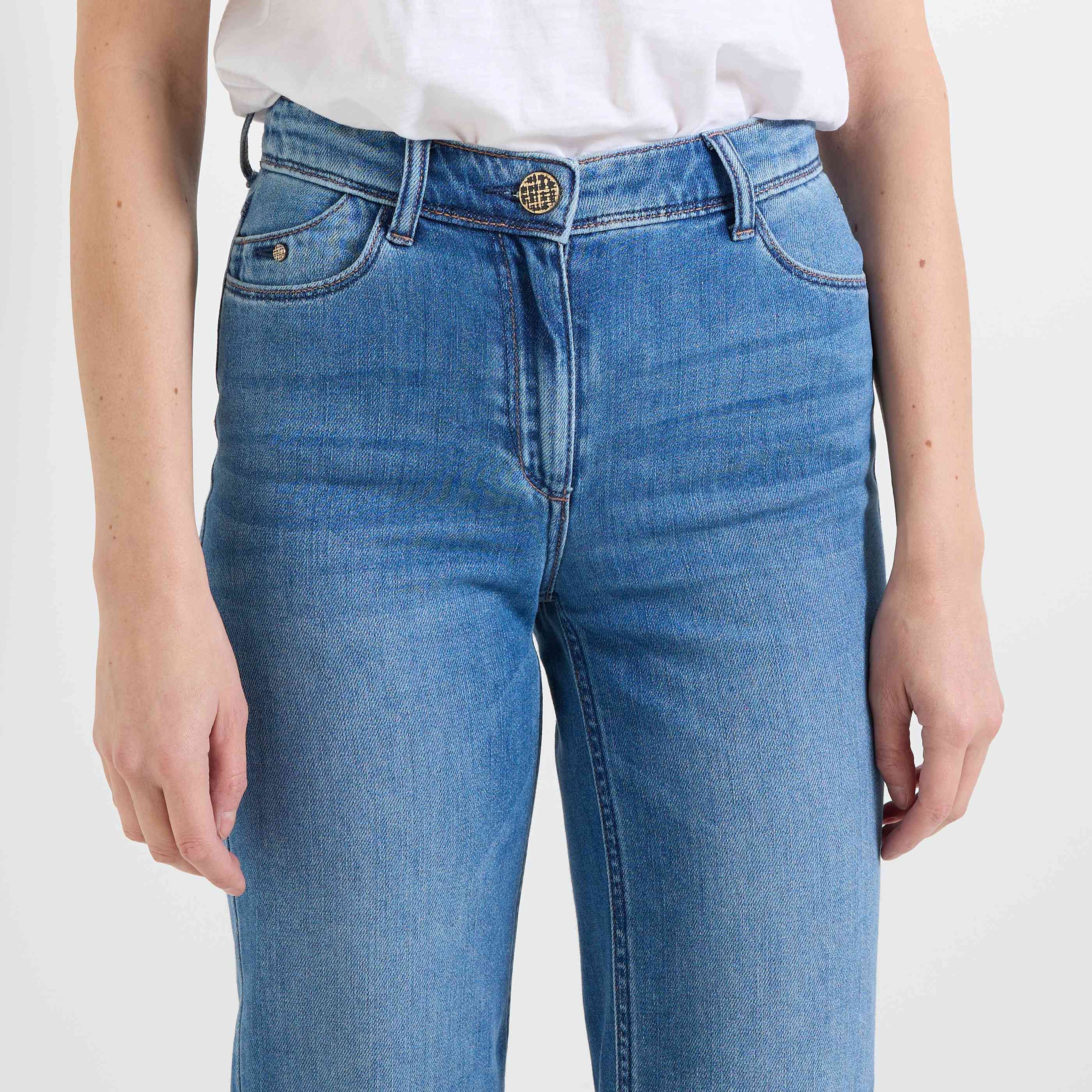 Jean raccourci KANSAS RF02 femme