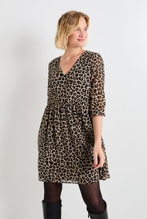 Robe col V femme