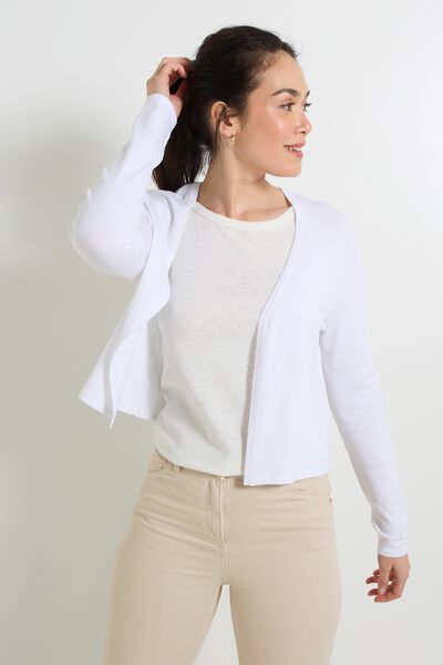 Gilet col V femme