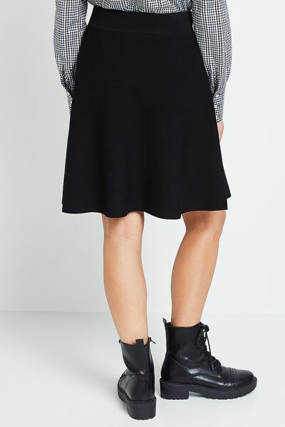Jupe patineuse en maille femme