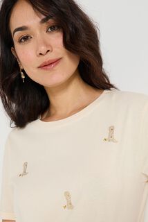 T-shirt col rond femme