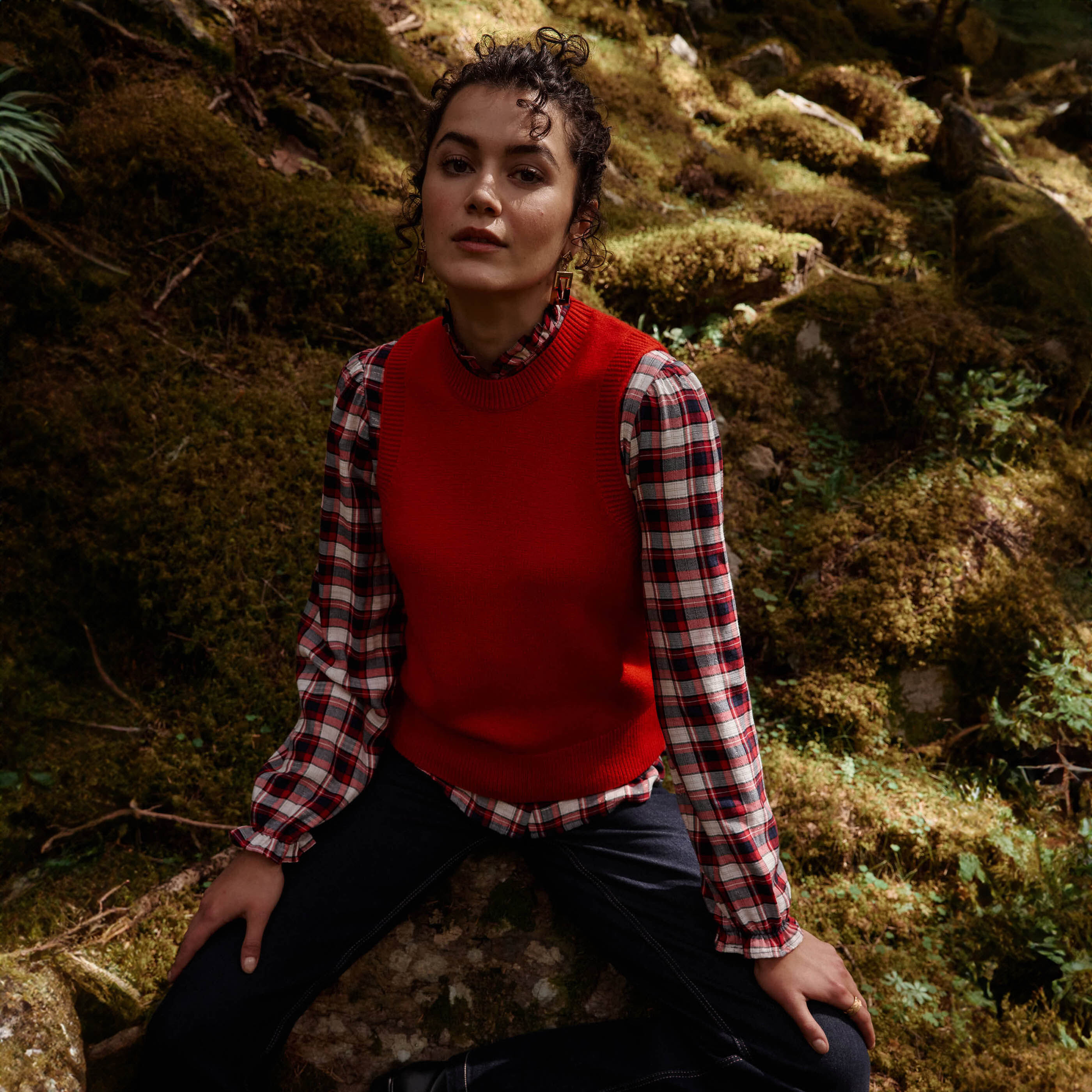 Pull sans manches femme