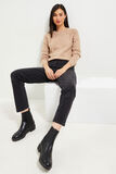 Pull tricot fantaisie femme