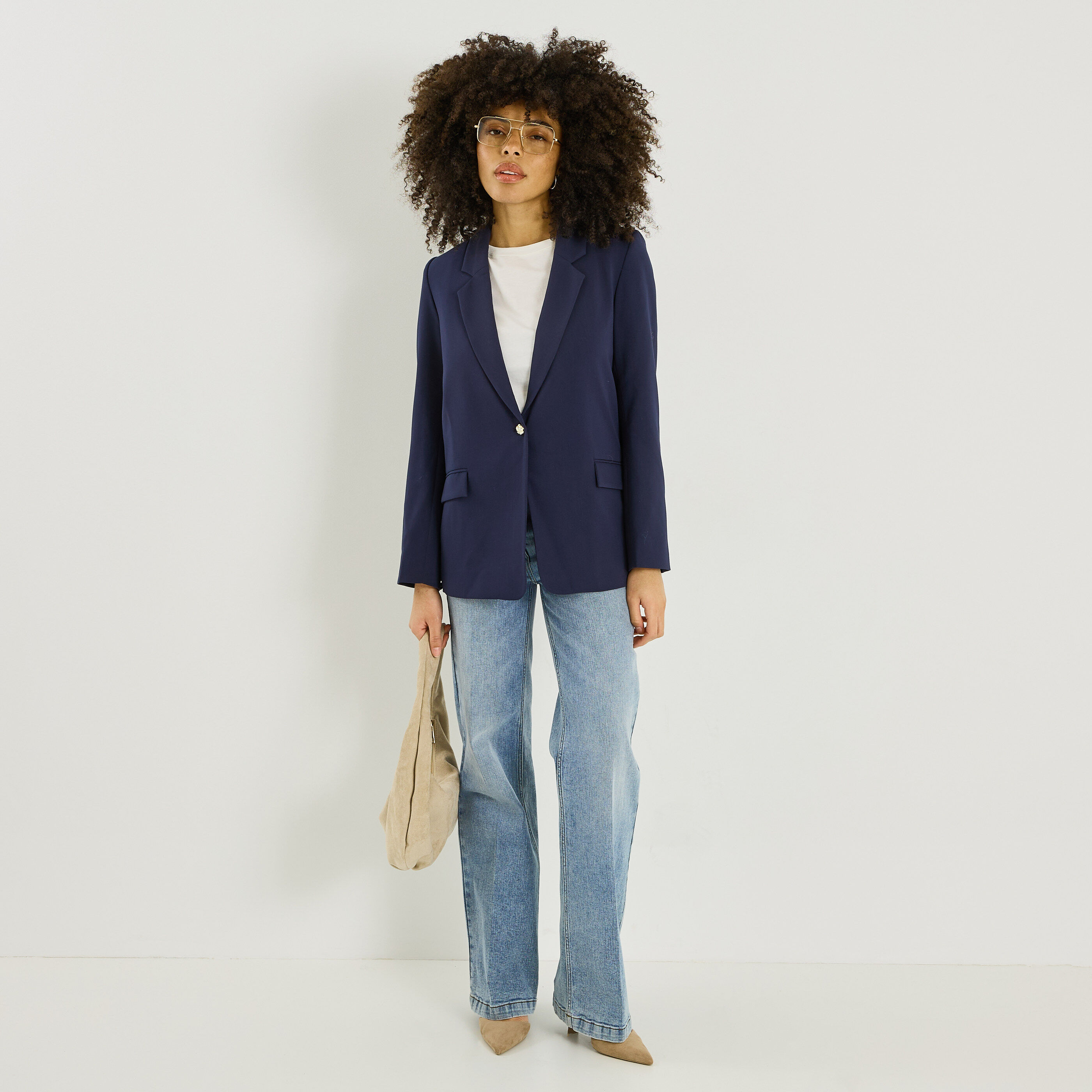 Veste tailleur unie femme