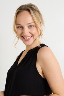 Robe courte en crépon femme