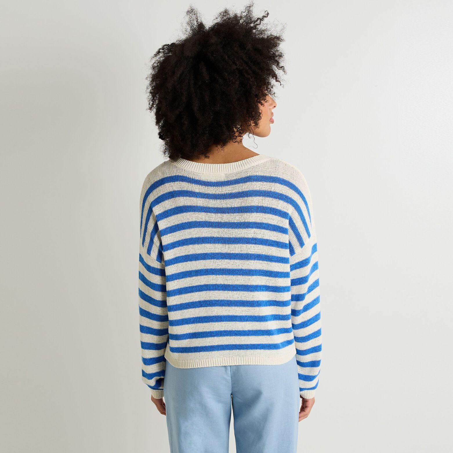 Pull col rond femme