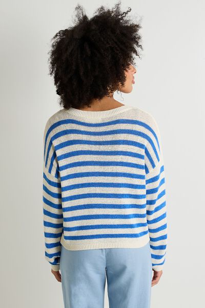 Pull col rond femme