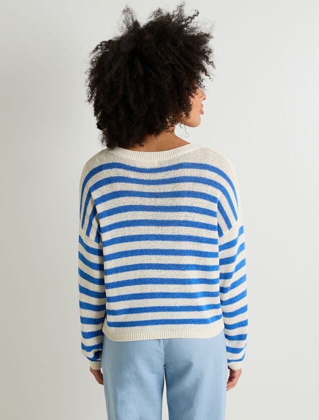 Pull col rond femme