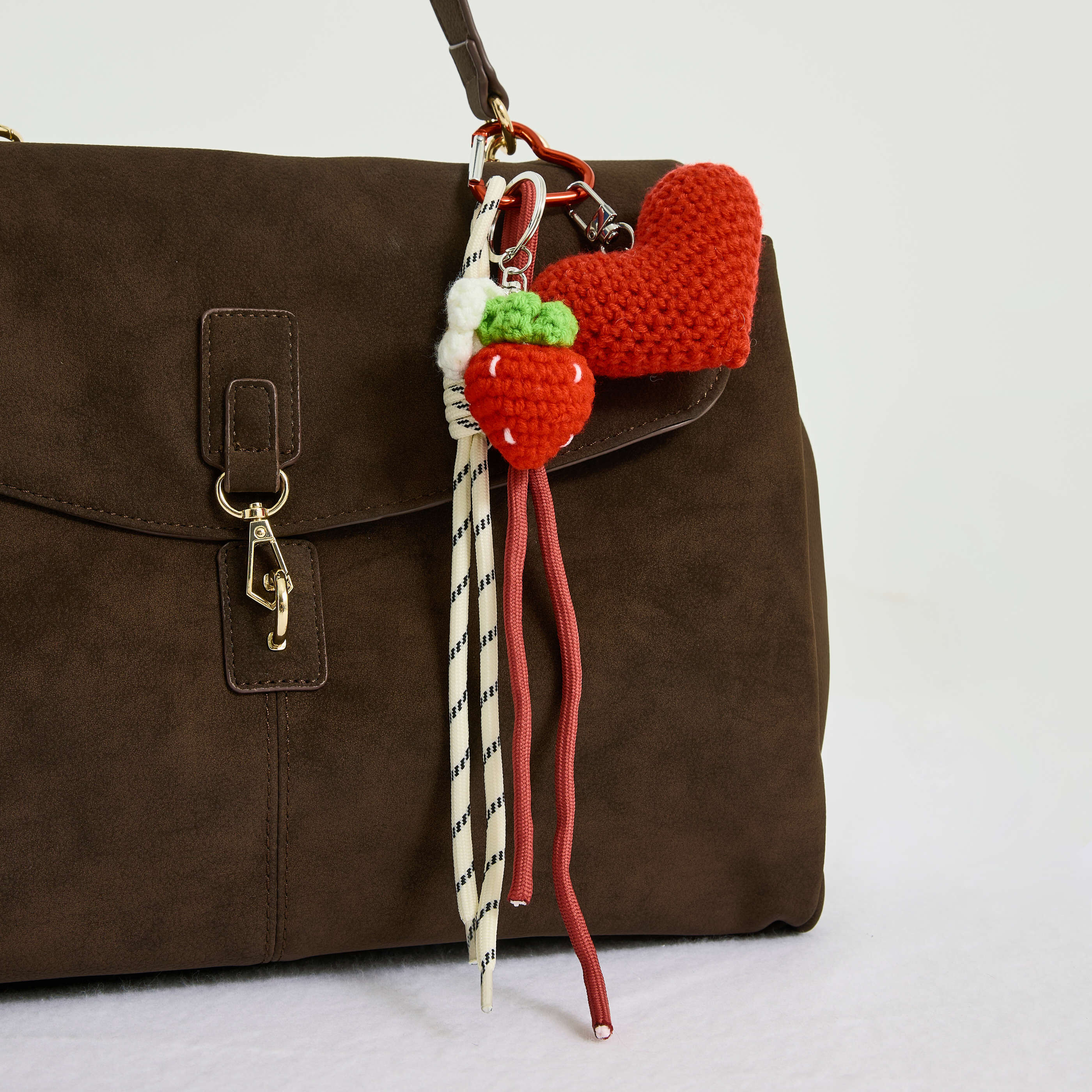 Grigri de sac forme fraise femme