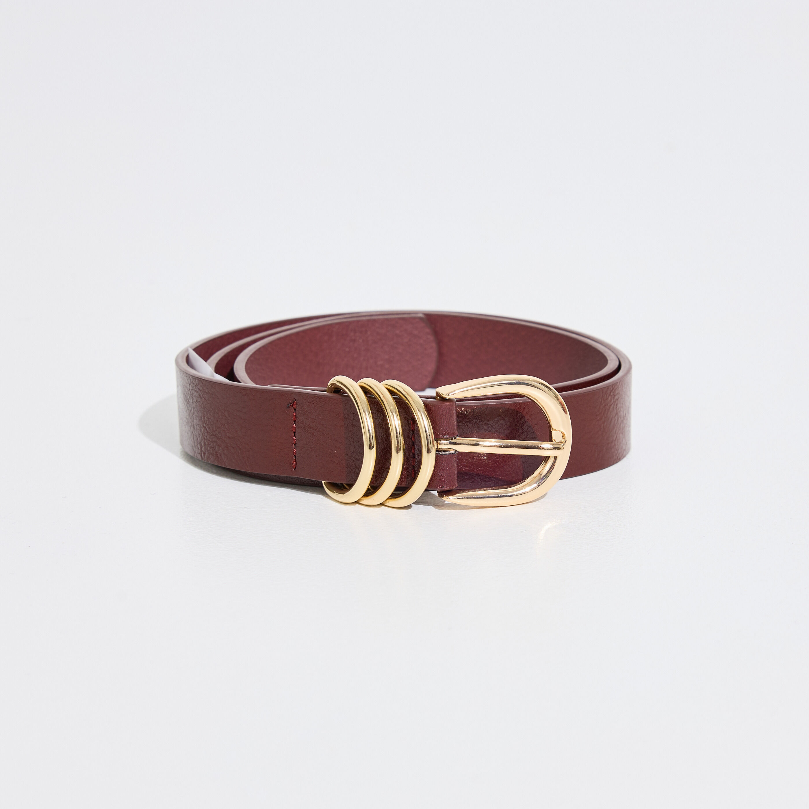 Ceinture boucle anneaux femme