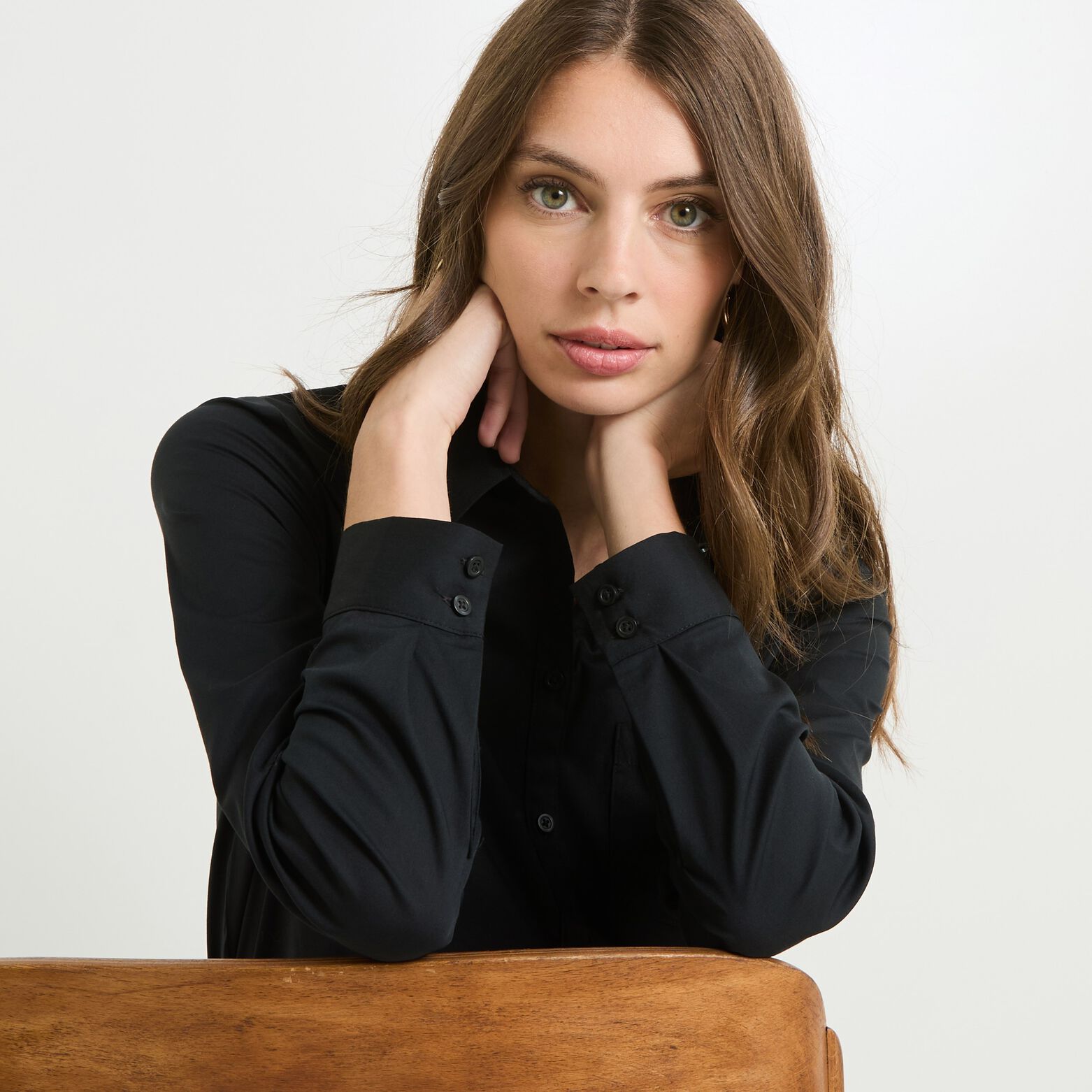 Chemisier structuré femme