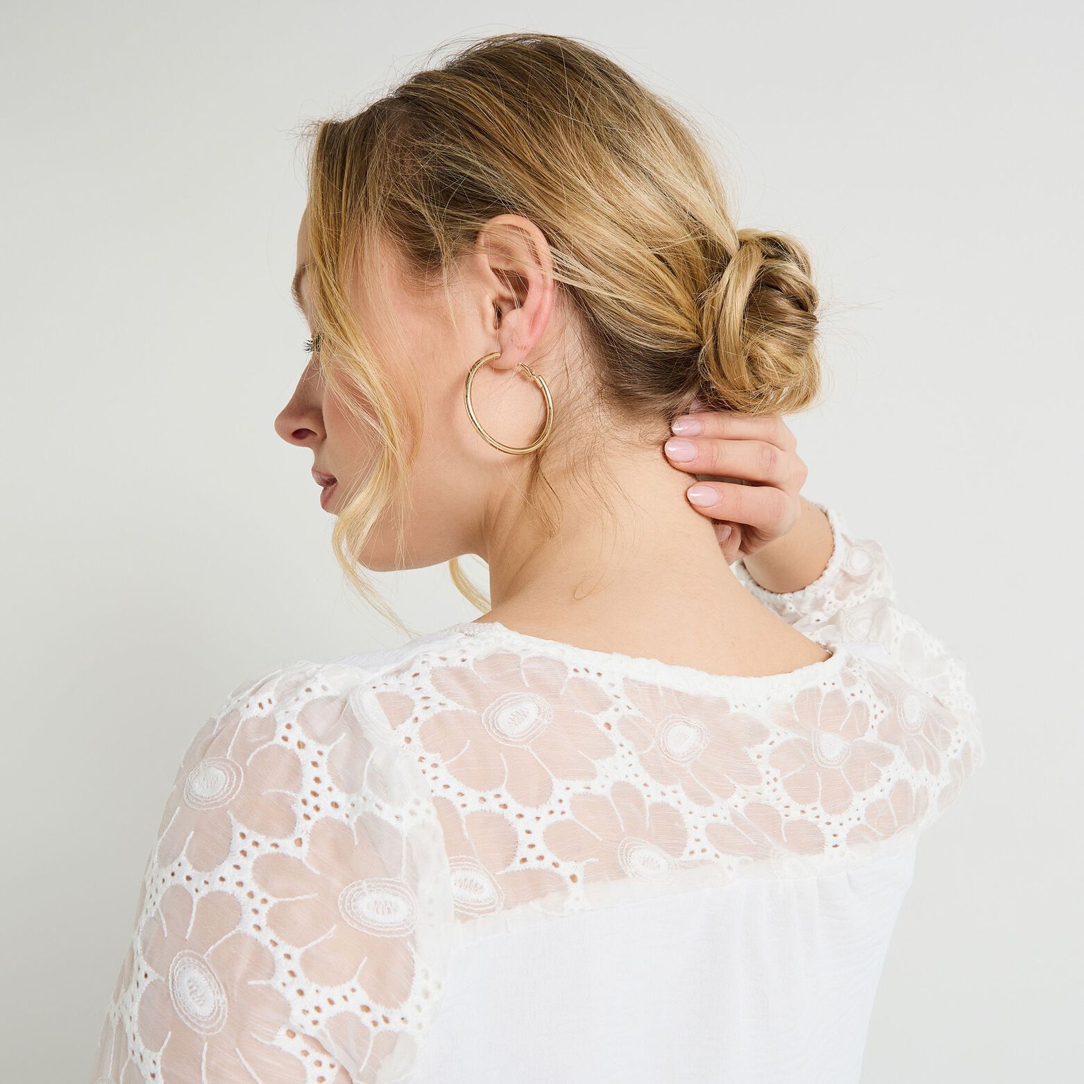 Blouse à manches fantaisie femme