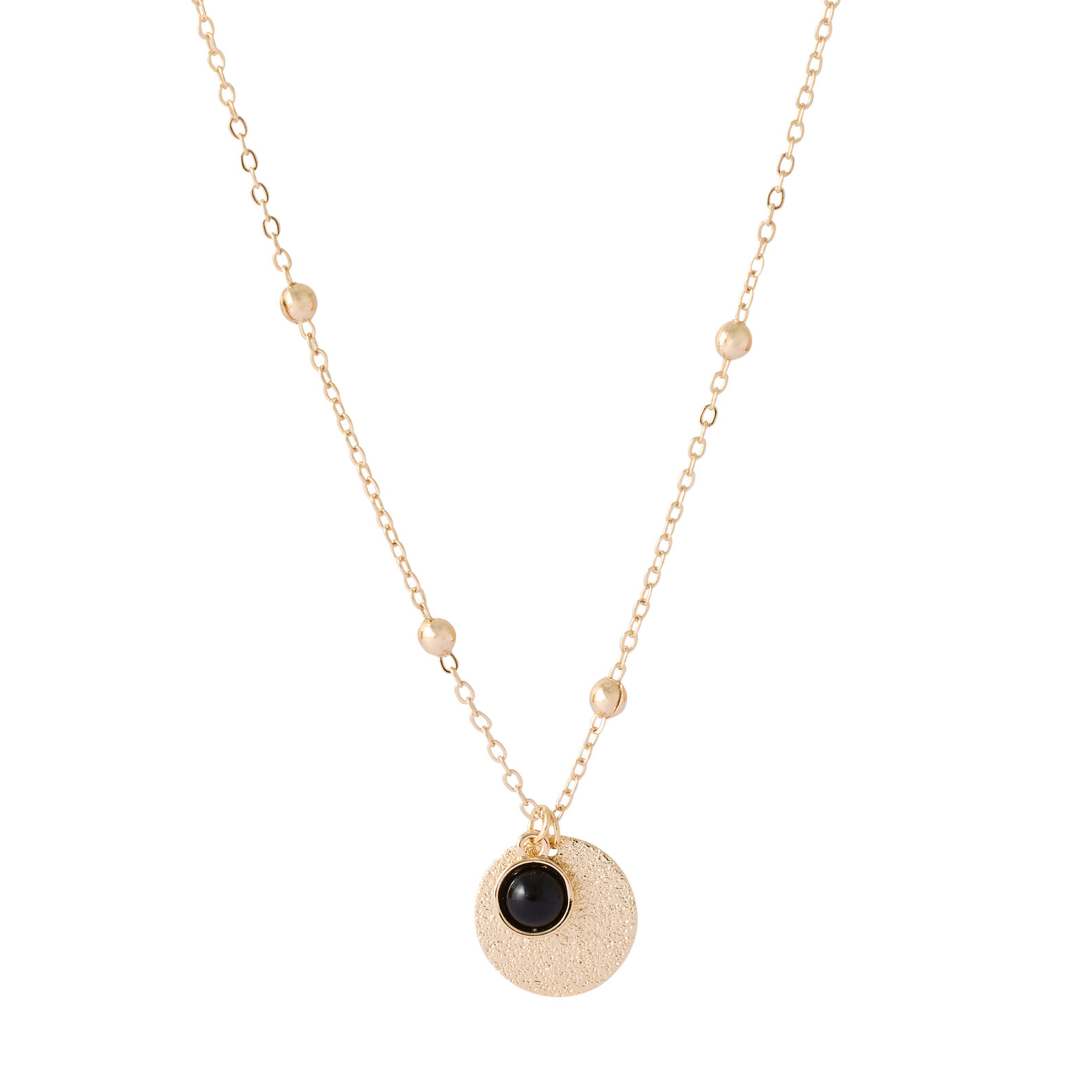 Collier pendentif rond 
