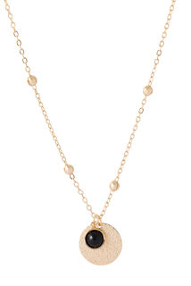 Collier pendentif rond 