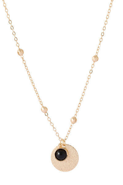 Collier pendentif rond 