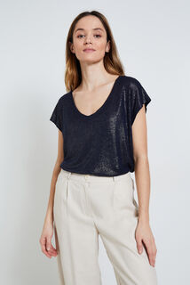 Tshirt viscose et lin femme