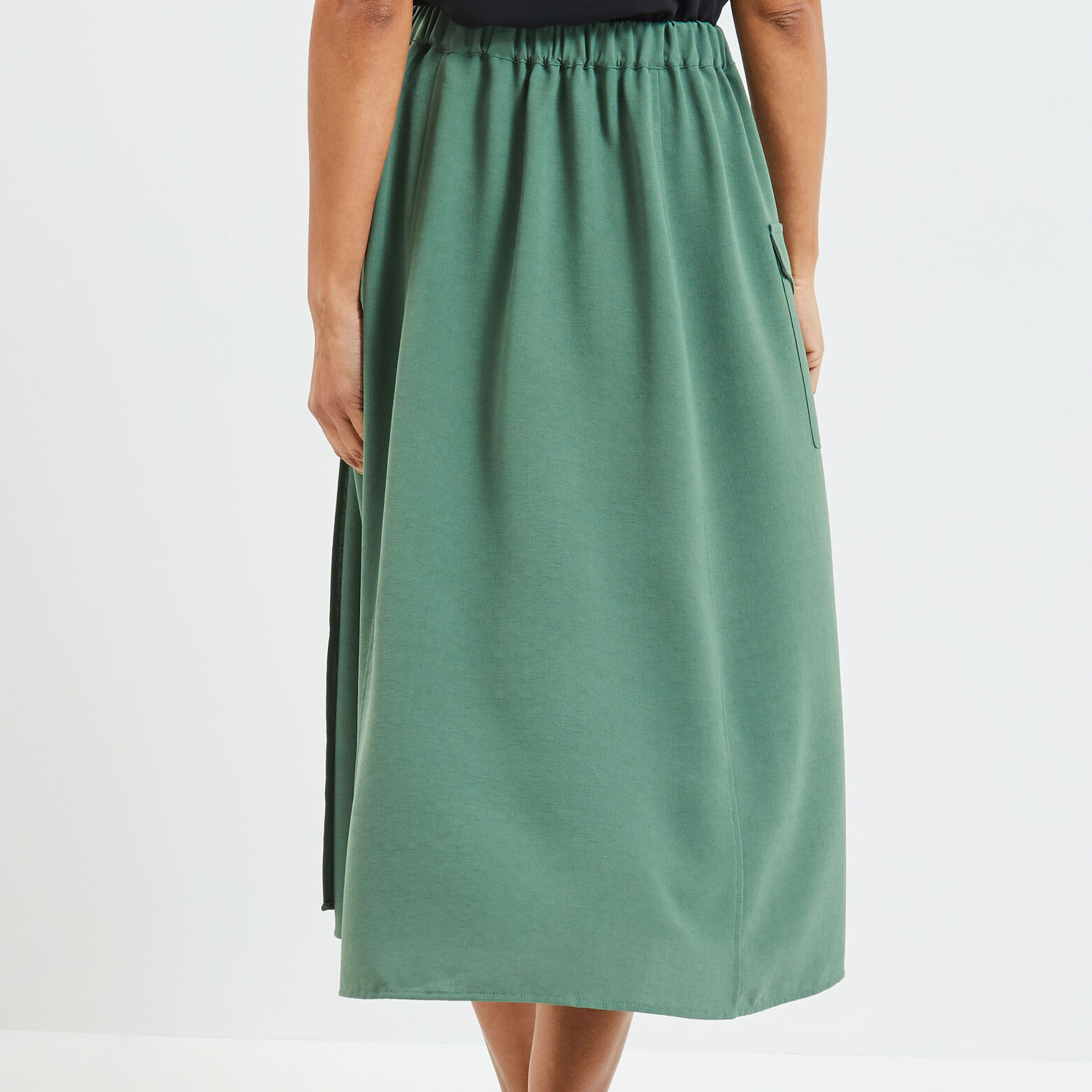 Jupe porte feuille femme