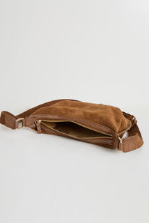 Petit sac besace bi-matière femme
