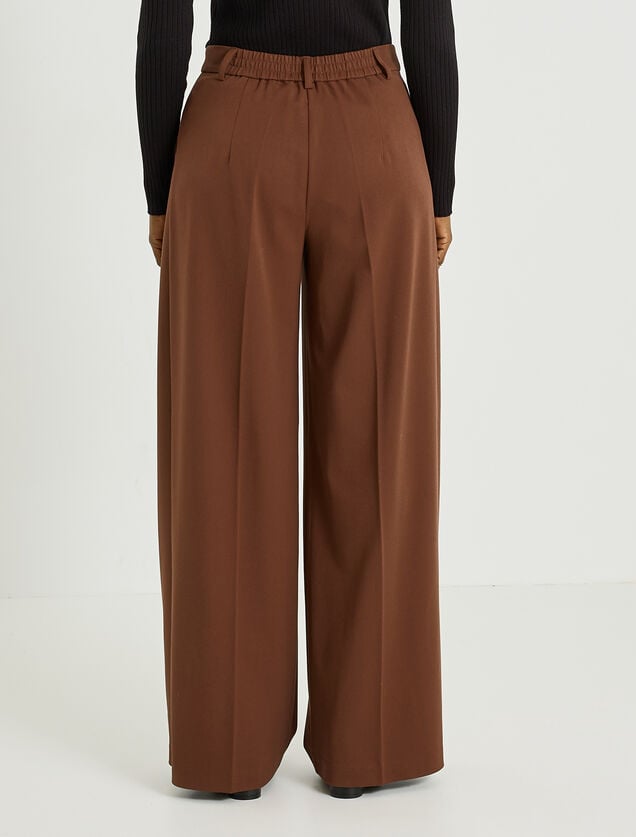 Pantalon fluide &agrave; pinces femme