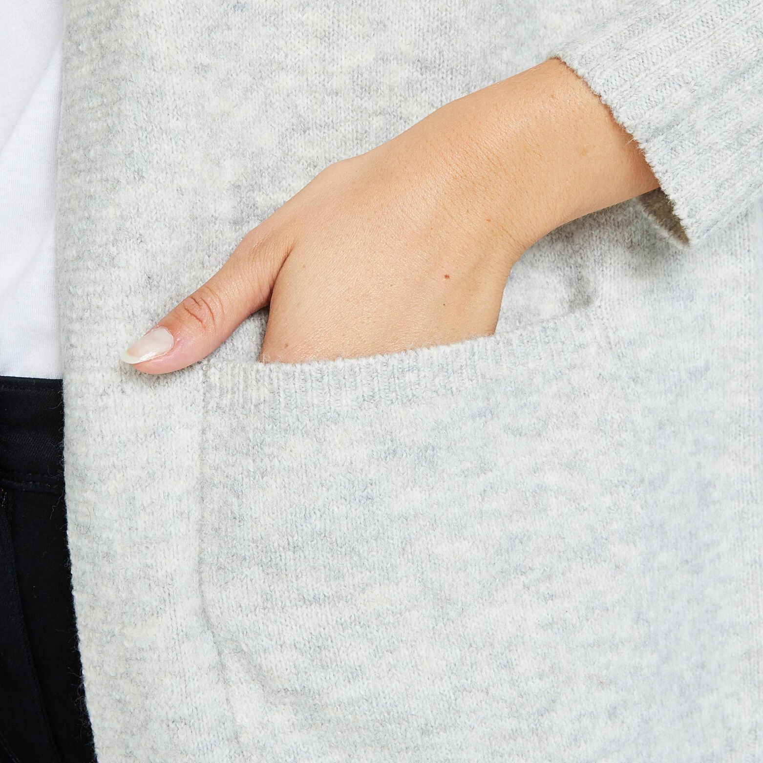 Gilet long femme