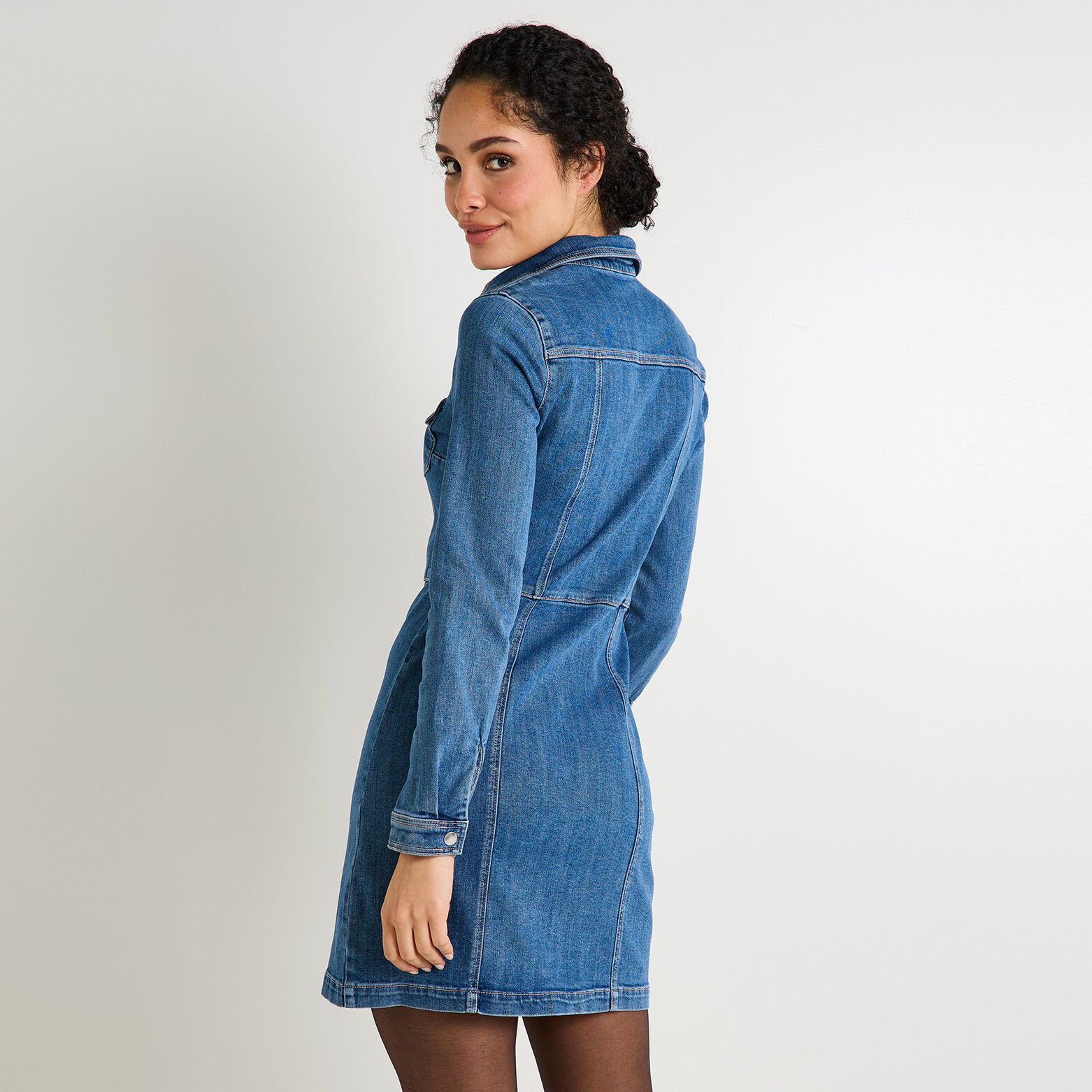 Robe en denim femme
