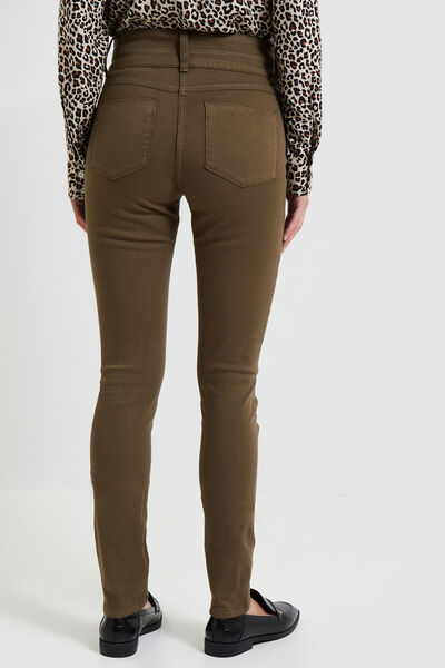 Jeans slim taille haute
