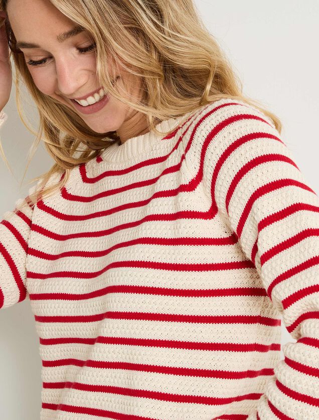 Pull col rond femme