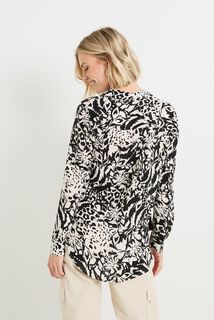 Chemise imprimée femme
