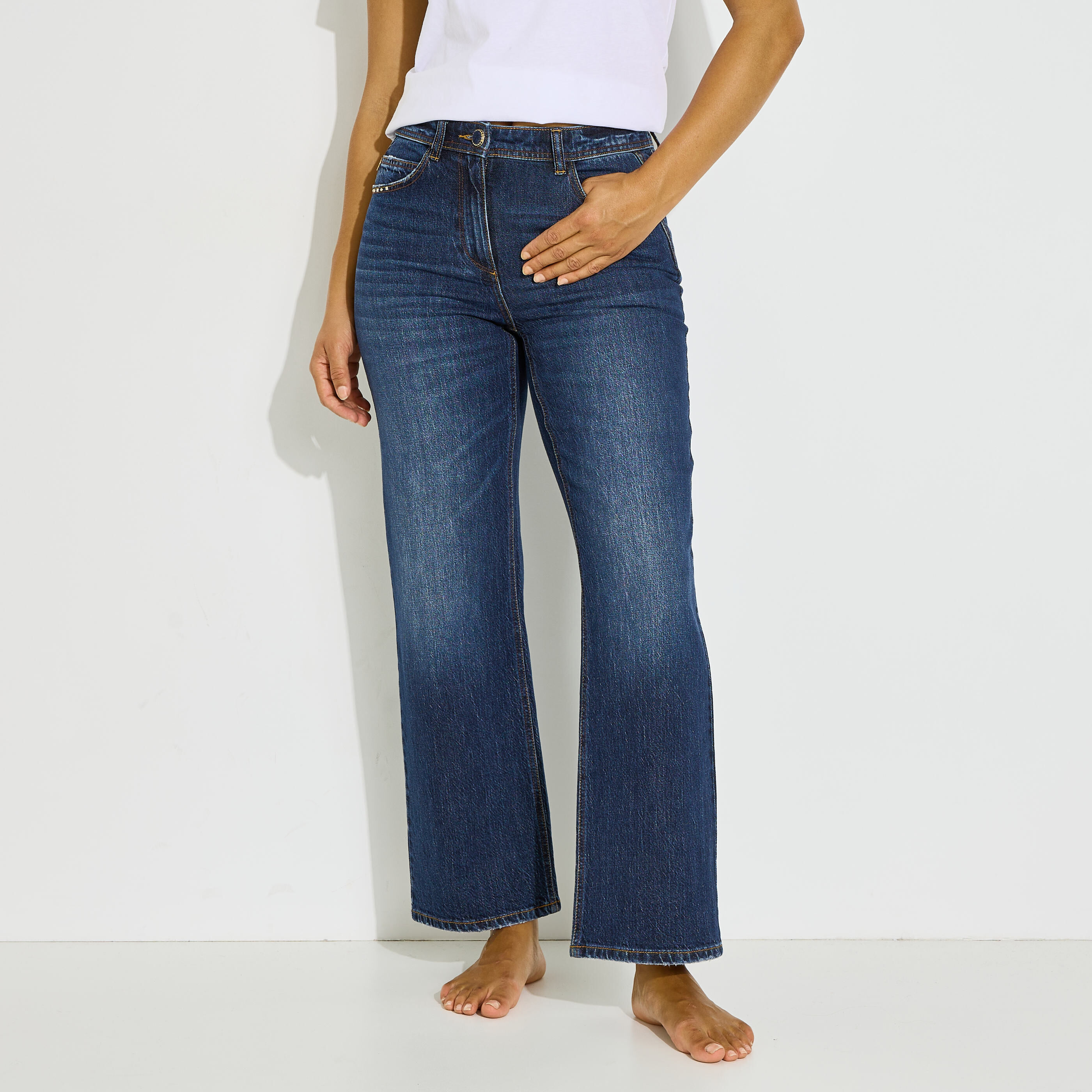 Jean droit raccourci NEVADA D02 femme