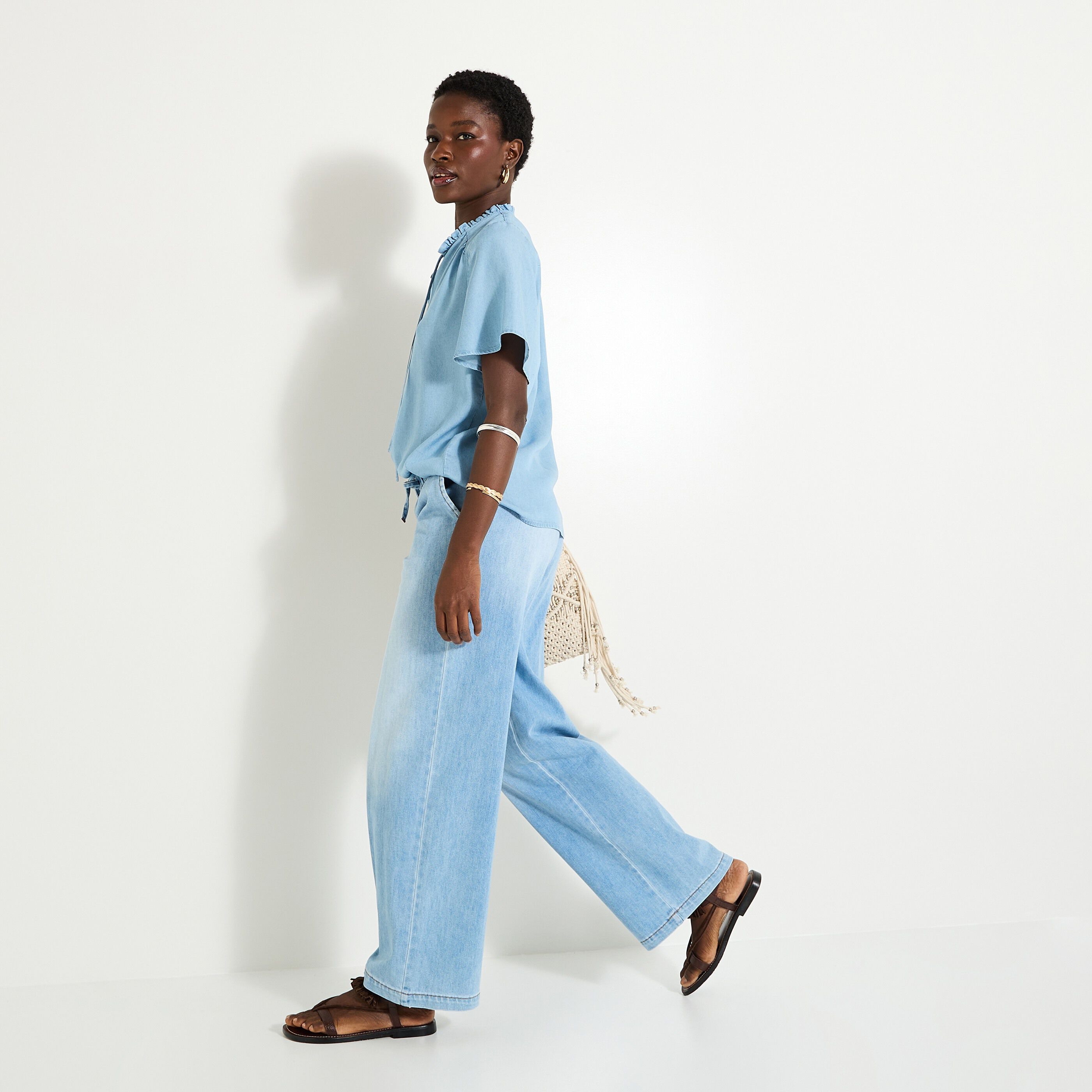 Blouse en lyocell femme